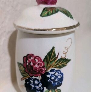 Vintage 1950's Knotts Berry Farm Boysenberry Jam Jelly Jar Buena Park California